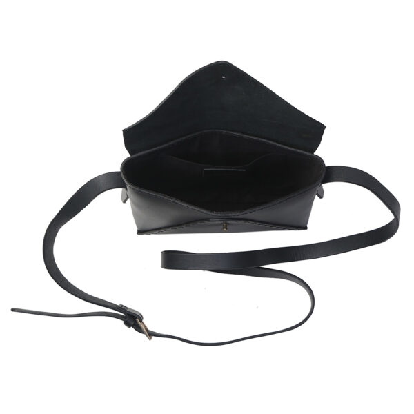 Statement Black Envelope Bag For Women