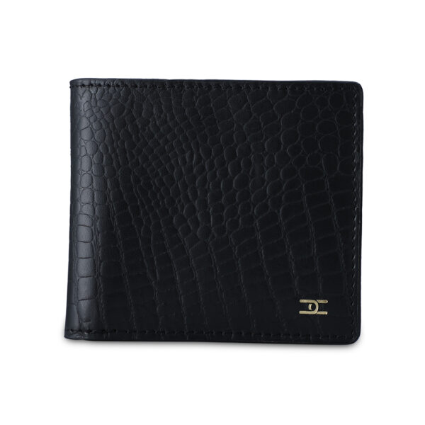 Classic Mens Leather Wallet In Black