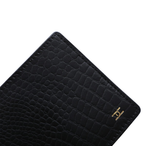 Classic Mens Leather Wallet In Black