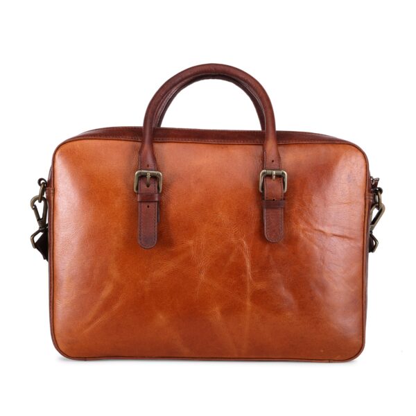 Caluary Leather Laptop bag | Brown